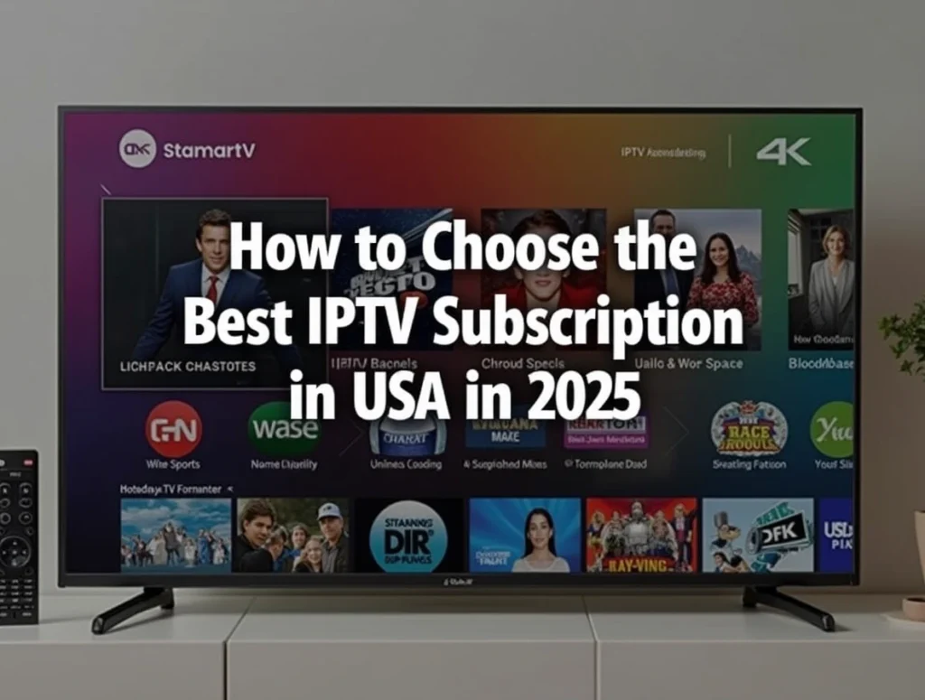 How to Choose the Best IPTV Subscription in the USA in 2025. 1