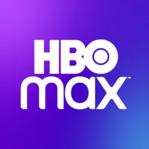 Home 36 HBO Max logo on a blue gradient background