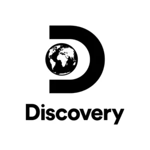 Home 35 Discovery logo with a globe icon on a white background