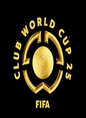 Home 3 The official golden logo for the "CLUB WORLD CUP 25" with "FIFA" written below it on a black background.